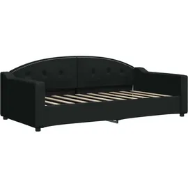 vidaXL Tagesbett 90 x 190 cm Schwarz