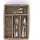 Zeller Besteckkorb 35 x 25 x 7 cm 1-tlg. braun