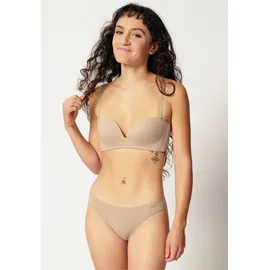 SKINY Bandeau-BH "Advantage Micro", Damen, Gr. 85, Cup B, beige, Microtouch, Obermaterial: 90% Polyamid, 10% Elasthan, BHs Bandeau-BH, mit abnehmbaren Trägern
