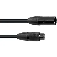 Eurolite DMX Kabel SEC-1 IP65 3pol 15m sw