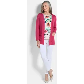 GOLDNER Elegante Strickjacke mit Kaschmir Rosa 48