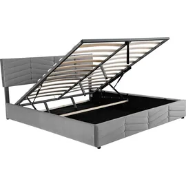 Flieks 160 x 200 cm Grau