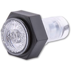 SHIN YO MINI LED parkeerlicht, rond, lens diameter 14,8 mm, E-goedgekeurd, helder