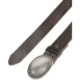 rettungsring gürtel Damengürtel Leder grau 105