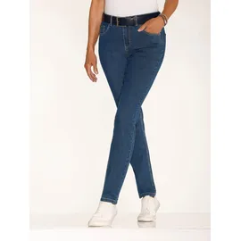 Classic Basics Bequeme Jeans CLASSIC BASICS, Damen, Gr. Normalgrößen, blau, bleached, 81% Baumwolle, 17% Polyester, 2% Elasthan, unifarben, lang, Jeans