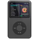 Innioasis Y1 MP3 Player - Zeitlose Klasse: 128 GB, Bluetooth, Video-Player, Hörbücher, FM-Radio und Touch Wheel-Steuerung(schwarz)