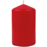 HS Candle Stumpenkerzen Ø6cm Rot Rose