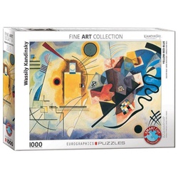 EUROGRAPHICS Puzzle »Gelb Rot Blau von Wassily Kandinsky 1000 Teile«, Puzzleteile