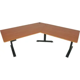 MCW Schreibtisch MCW-D40, Computertisch, 120° elektrisch höhenverstellbar ~ natur,