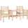 vidaXL Gartenbank 67 x 58 x 89 cm Braun