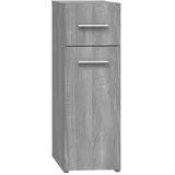 vidaXL Apothekerschrank Grau Sonoma 20x45,5x60 cm Holzwerkstoff