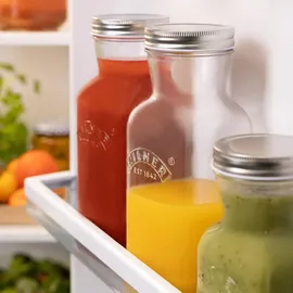 Kilner Saftflasche zum Befüllen 1 L | Aufbewahrung und Konservierung aller selbstgemachten Joghurts, Säfte und Milch | auslaufsichere Glas Trinkflasche mit Schraub-Deckel | Flasche zum Befüllen