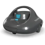 TALOSBO Pleco Se Poolroboter Akku 130 Mins Leistungsstarke Reinigung, Automatischer Kabelloser Poolsauger Duale Motoren für Flachboden Pool bis zu 80 m2