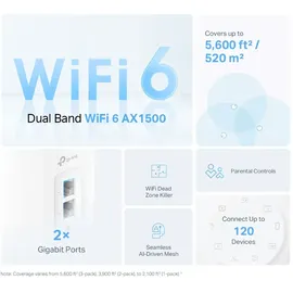 TP-Link Deco X10 AX1500 Mesh-Router 3 St.