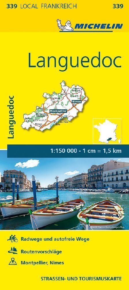 Michelin Karte Languedoc  Karte (im Sinne von Landkarte)