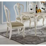 Chesterfield Sessel Stuhl Luxus Designer Esszimmer Stühle Echtholz Sessel Barock