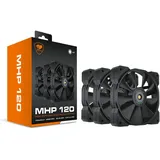 Cougar MHP 120 Schwarz 3er-Pack
