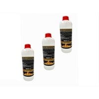 Antiviron Bioethanol 96,6% Premium 3 Liter (3X 1 Liter) Ethanol für Tischkamin, Kamin & Gartendeko für Draußen - Rauch- und Rußfrei aus Mais