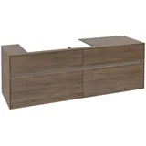Villeroy & Boch Waschbeckenunterschrank 4 Auszüge 160 x 54,8 x 50 cm Arizona Oak
