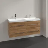Villeroy & Boch Waschtischunterschrank 4 Auszüge 118 x 51,4 x 45,2 cm Braun