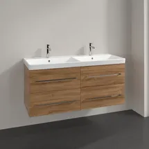 Villeroy & Boch Waschtischunterschrank 4 Auszüge 118 x 51,4 x 45,2 cm Braun