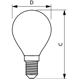 Philips LED-Tropfen 5,9W E14 warmweiß 1 St.