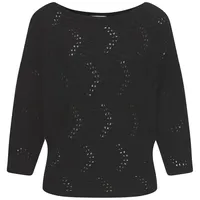 LASCANA Fledermauspullover Schwarz 36/38
