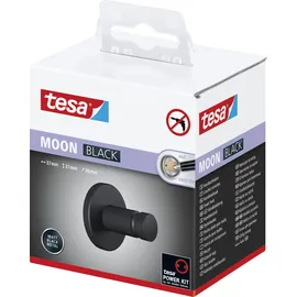 Tesa Moon Handtuchhaken Schwarz