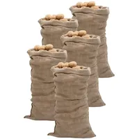 VidaXL Jutesäcke 5 Stk. 65x135 cm 100% Jute 220