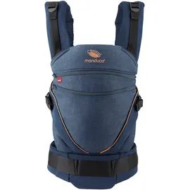 Manduca XT Cotton denimblue-toffee