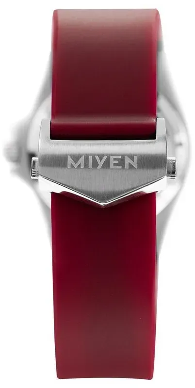 MIYEN MUNICH - ABYSS - Strap - rotes Kautschukarmband