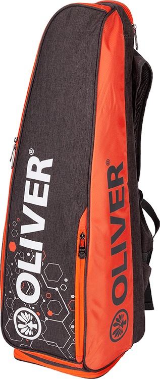 Oliver Rucksack Racketbag Long (Hauptfach, Schlägerfach) 2023 grau/orange