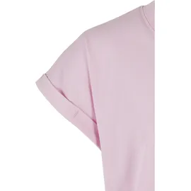 URBAN CLASSICS Mädchen, T-Shirt Girls Organic Extended Shoulder Tee 2-Pack purpleday/girlypink 110/116 - 110-116