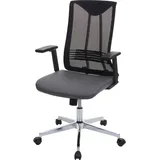 MCW Bürostuhl MCW-J53, Drehstuhl Schreibtischstuhl, ergonomisch Kunstleder ~ grau