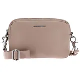 Mandarina Duck Umhängetasche Mellow Leather Crossbody Camera Bag Warm Taupe
