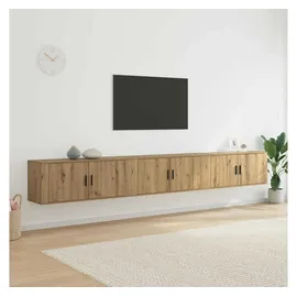 vidaXL Wand-TV-Schrank Set 3 pcs Artisan-Eiche 100 x 34,5 x 40 cm