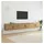 vidaXL Wand-TV-Schrank Set 3 pcs Artisan-Eiche 100 x 34,5 x 40 cm