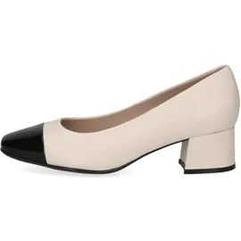 CAPRICE Da.-Pumps für Damen, weiß, Größe 37 EU