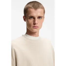 Hugo Relaxed fit T-Shirt aus Baumwoll-Mix Modell 'NUWAFFLE', Offwhite, M