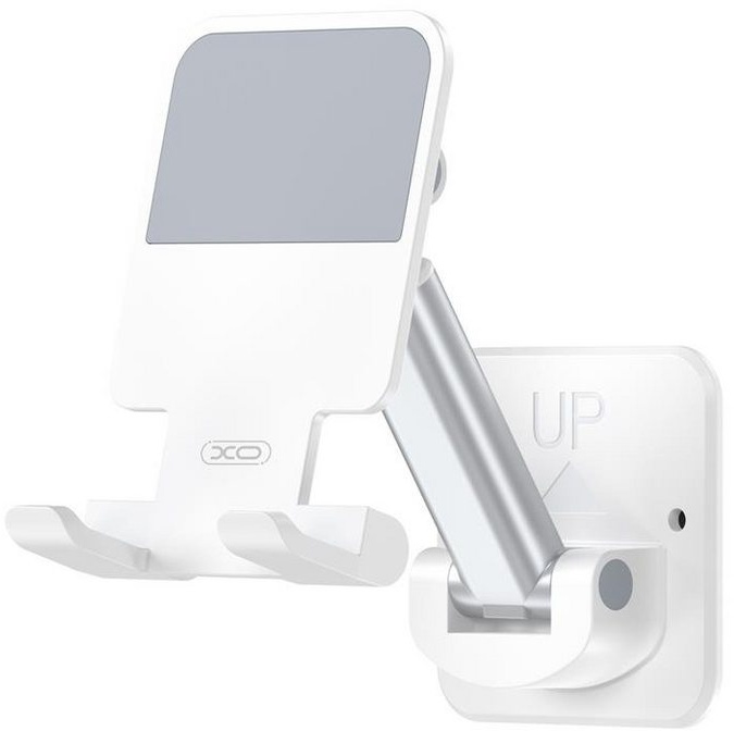 XO Standhalter C99 Wandhalterung Handy-Halter bis 7 Zoll Smartphones weiß Smartphone-Halterung weiß