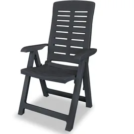 vidaXL Gartenset 3-tlg. anthrazit