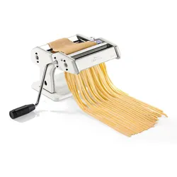 Nudelmaschine »PASTA PERFETTA«, frische Pasta leicht gemacht, intuitive Bedienung, Edelstahl, 45919933-0 silberfarben, weiß