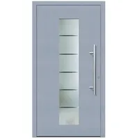 KNOCK Flügelüberdeckende Kunstoff-Haustür »Terra«, anthrazit - grau