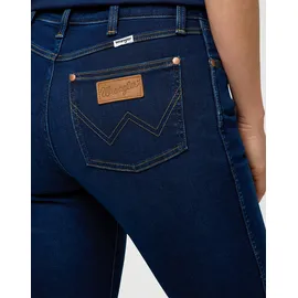 Wrangler Skinny-fit-Jeans "SIENNA", Damen, Gr. 30, Länge 34, nightshade, Denim/Jeans, Obermaterial: 82% Baumwolle, 8% Lyocell, 8% Polyester, 2% Elasthan, unifarben, skinny fit lang, Jeans, im Five-Pocket Style