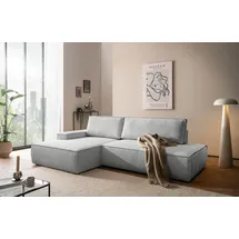 OTTO home Eckcouch Cord 2-Sitzer Grau