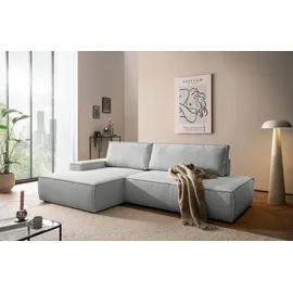 OTTO home Eckcouch Cord 2-Sitzer Grau