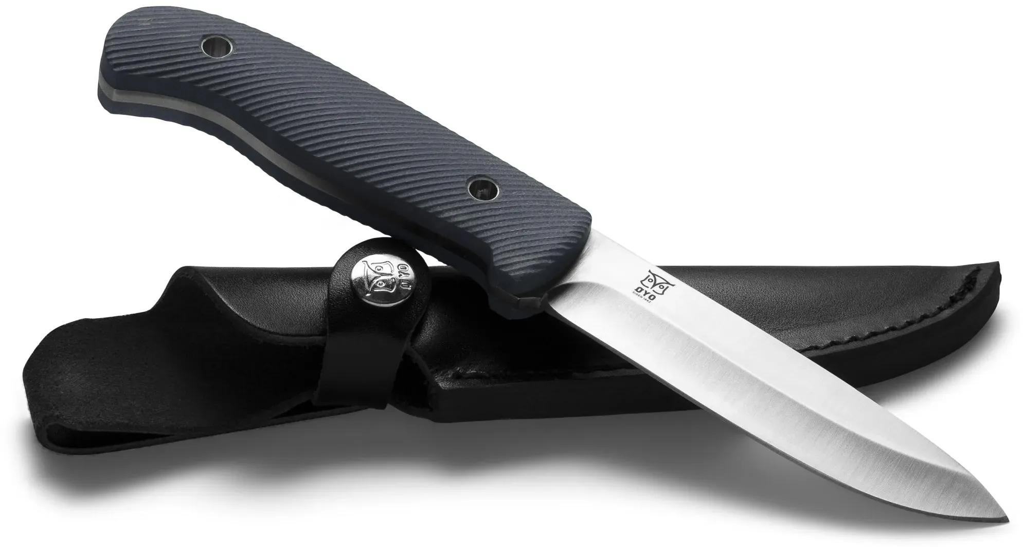 Oyo Nordic Outdoormesser mit Scheide - STK - schwarz