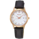 Seiko SXDG98P1 quarzwerk Damen-Armbanduhr - Braun