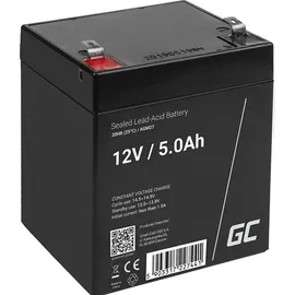 Green Cell Batterie 12 V 5 Ah schwarz