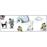 Ursus Transparentpapier 115 g/qm A4 25 Blatt Winterwonderland Arktis